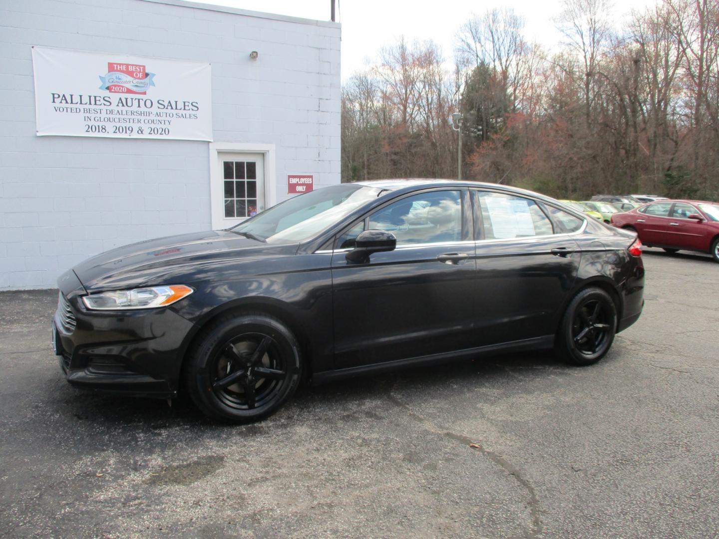 2014 BLACK Ford Fusion (1FA6P0G74E5) , AUTOMATIC transmission, located at 540a Delsea Drive, Sewell, NJ, 08080, (856) 589-6888, 39.752560, -75.111206 - Photo#1